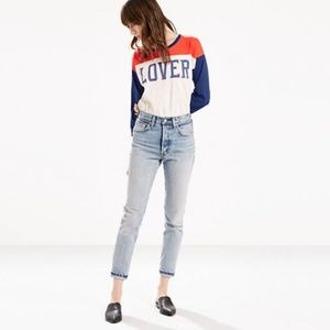 Levis 501 Skinny Jeans Selvedge Denim